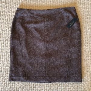 Worthington Brown Tweed Skirt